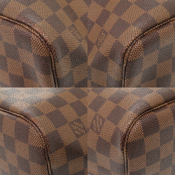 LOUIS VUITTON Brown Damier Neverfull MM Tote Bag - Picture 8 of 10